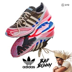 Adidas Bad Bunny Sneakers in Brown and Pink